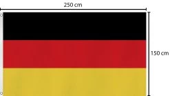 Fahne Länderflagge 150 Cm X 250 Cm Deutschland 7 Fahne Länderflagge 150 Cm X 250 Cm Deutschland -Normani 145773