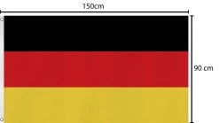 Fahne Länderflagge 90 Cm X 150 Cm Deutschland 7 Fahne Länderflagge 90 Cm X 150 Cm Deutschland -Normani 145862