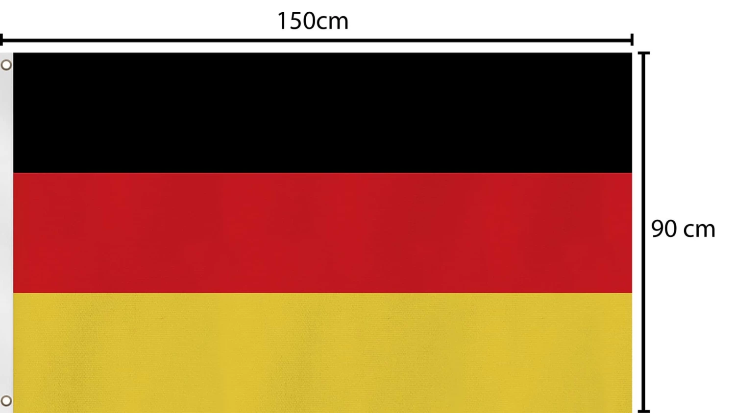 Fahne Länderflagge 90 Cm X 150 Cm Deutschland 5 Fahne Länderflagge 90 Cm X 150 Cm Deutschland – Bild 3