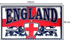 Fahne Länderflagge 90 Cm X 150 Cm England Mit Wappen -Normani 145868