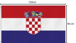 Fahne Länderflagge 90 Cm X 150 Cm Kroatien -Normani 145890