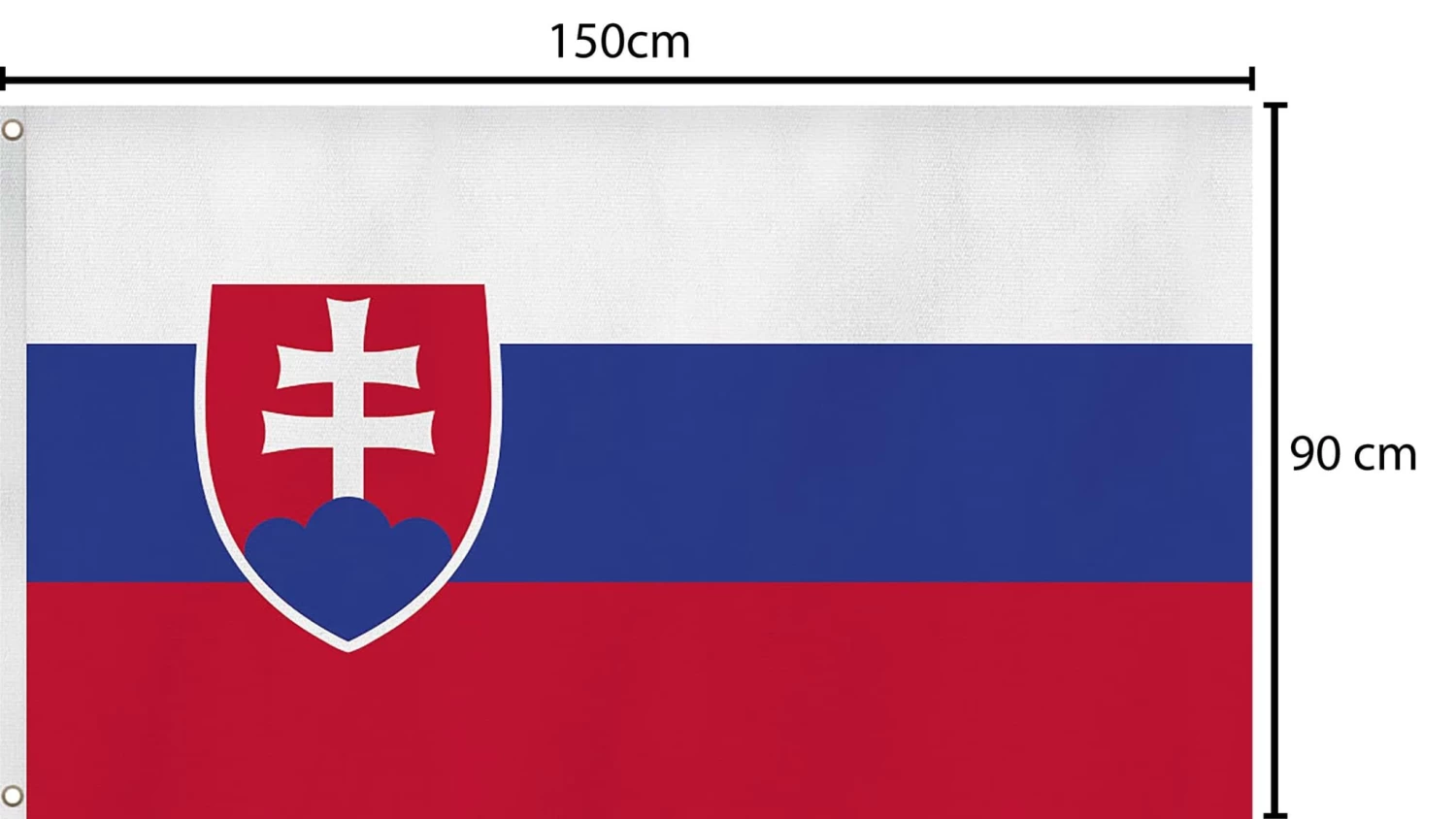 Fahne Länderflagge 90 Cm X 150 Cm Slowakei 5 Fahne Länderflagge 90 Cm X 150 Cm Slowakei – Bild 3