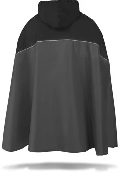 Regenponcho „Cherrapunji“ Schwarz/Anthrazit -Normani 146851