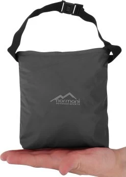 Regenponcho „Cherrapunji“ Schwarz/Anthrazit -Normani 146852