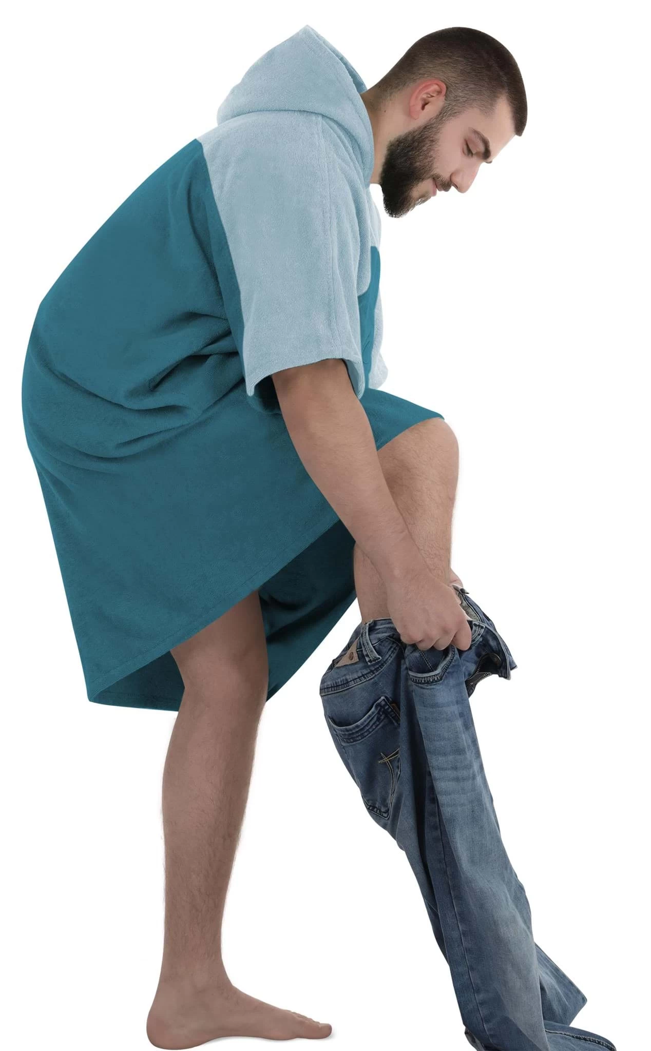 Surfer Poncho „Kuta“ Petrol 9 Surfer Poncho „Kuta“ Petrol – Bild 7