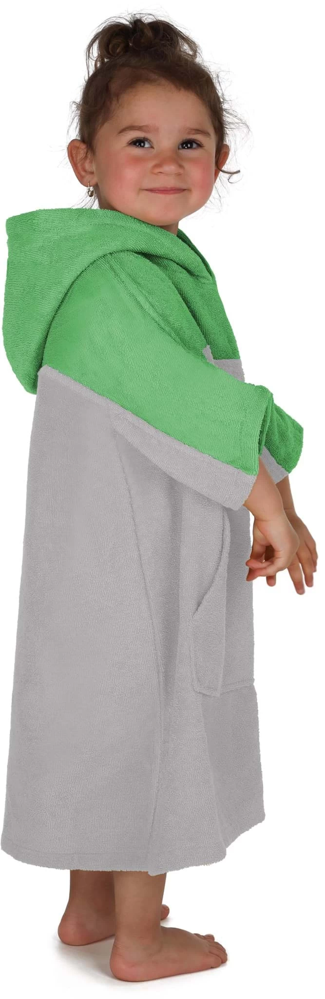 Kinder Badeponcho „Puwai“ Grün 7 Kinder Badeponcho „Puwai“ Grün – Bild 5