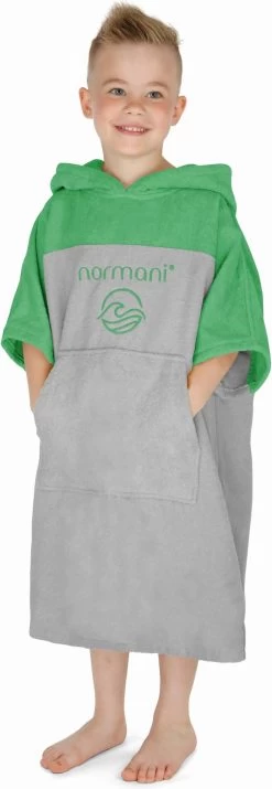 Kinder Badeponcho „Puwai“ Grün 17 Kinder Badeponcho „Puwai“ Grün -Normani 147611
