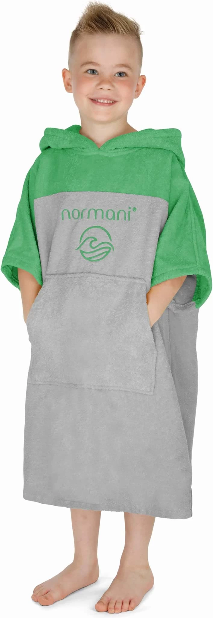 Kinder Badeponcho „Puwai“ Grün 9 Kinder Badeponcho „Puwai“ Grün – Bild 7