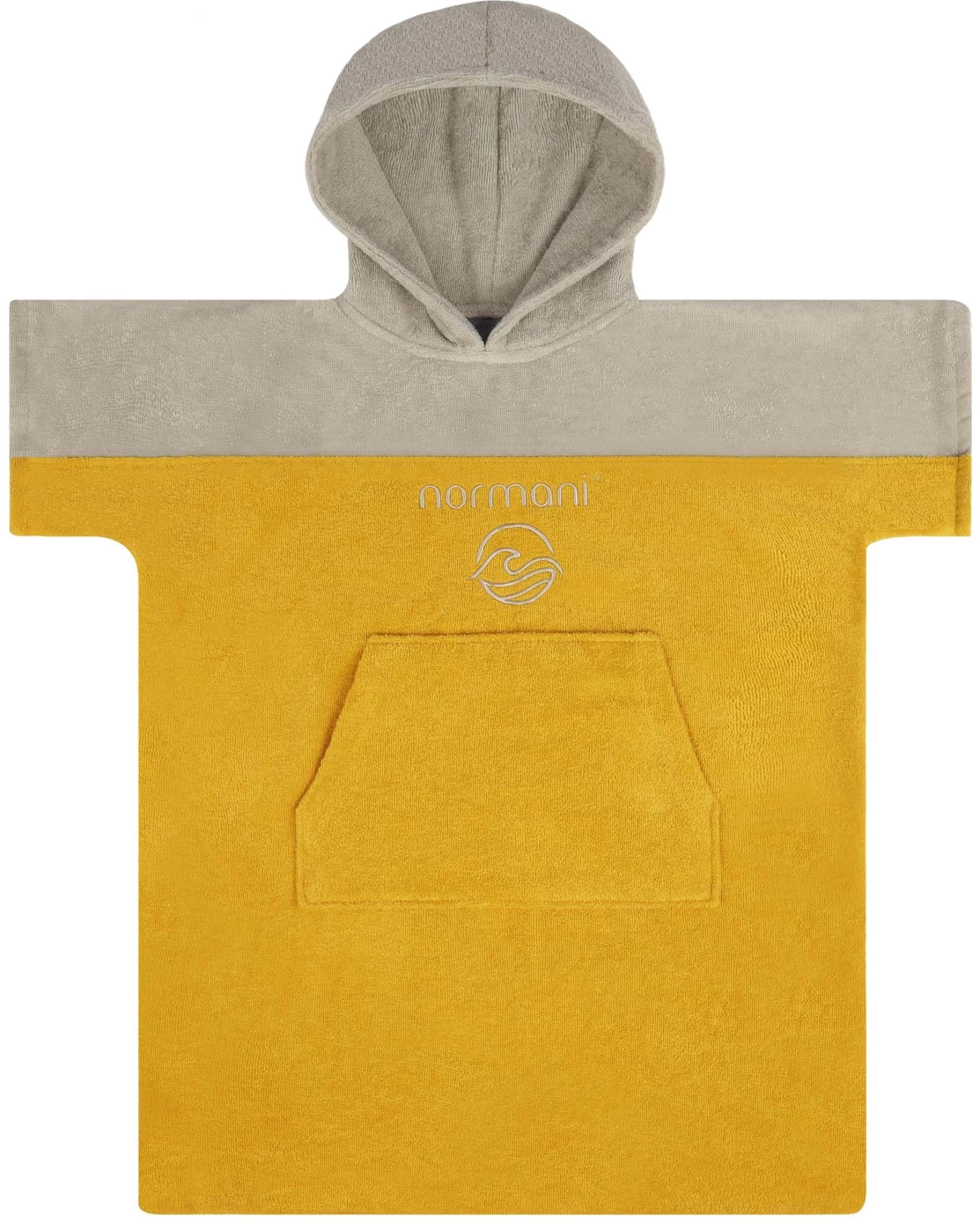 Kinder Badeponcho „Puwai“ Gelb 3 Kinder Badeponcho „Puwai“ Gelb