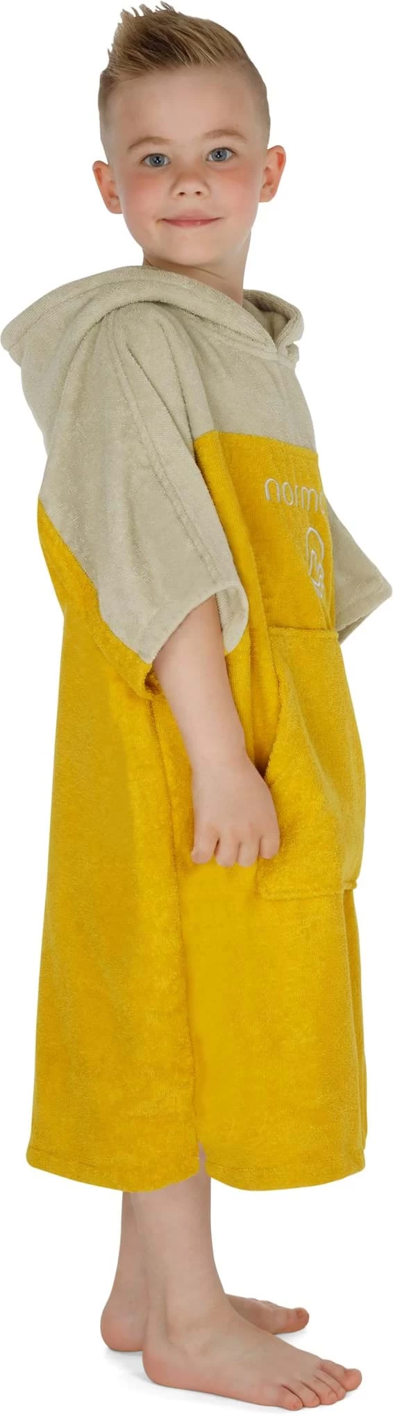 Kinder Badeponcho „Puwai“ Gelb 8 Kinder Badeponcho „Puwai“ Gelb – Bild 6