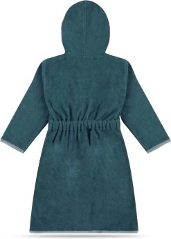 Kinder Bademantel Aus Bio-Baumwolle „Ljubljana“ Petrol -Normani 148708