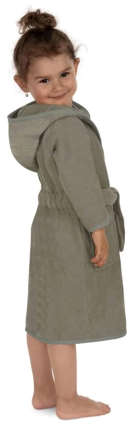 Kinder Bademantel Aus Bio-Baumwolle „Ljubljana“ Beige -Normani 148713