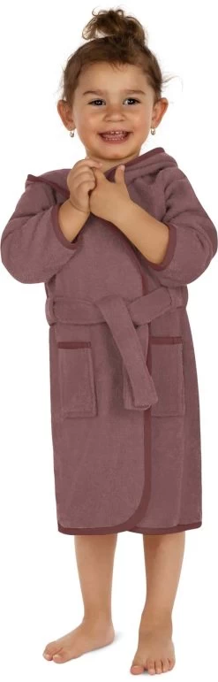 Kinder Bademantel Aus Bio-Baumwolle „Ljubljana“ Rosa 12 Kinder Bademantel Aus Bio-Baumwolle „Ljubljana“ Rosa -Normani 148728