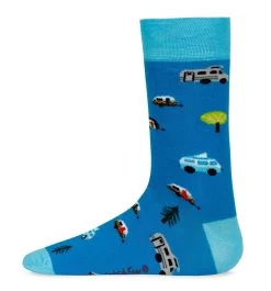2 Paar Spruch / Motiv Socken Camping -Normani 148980