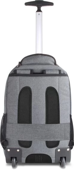 Rucksack „Yori“ Mit Trolleyfunktion 30 Liter Grau Mit Reflektoren -Normani 149885