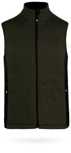 Herren Strick-Fleeceweste „Shamattawa“ Oliv -Normani 150565