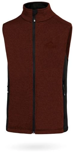 Herren Strick-Fleeceweste „Shamattawa“ Rot -Normani 150567