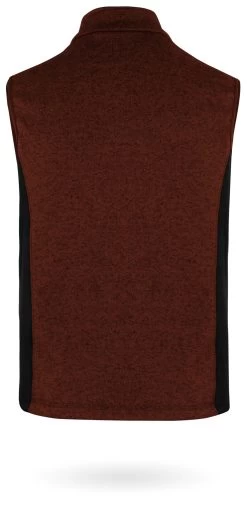 Herren Strick-Fleeceweste „Shamattawa“ Rot -Normani 150569
