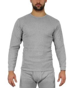 Herren Thermo-Unterhemd Grau 6 Herren Thermo-Unterhemd Grau -Normani 150593