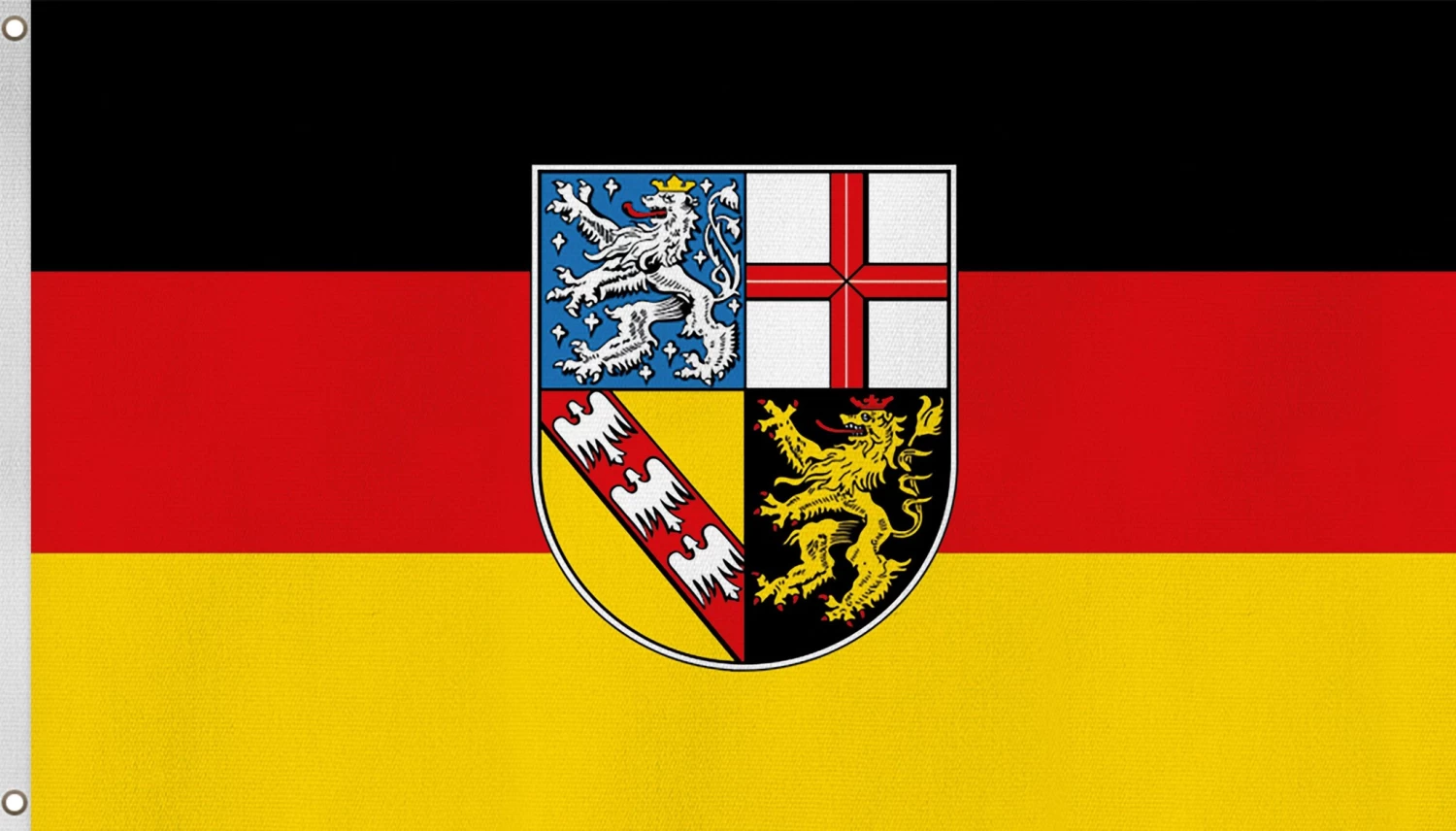 Fahne Bundesländerflagge 90 Cm X 150 Cm Saarland 3 Fahne Bundesländerflagge 90 Cm X 150 Cm Saarland