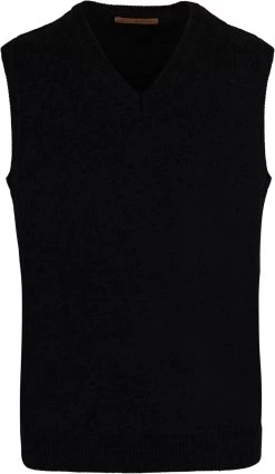 Herren Merino Pullunder „Waikana“ Schwarz