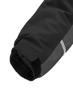 Kinder Regenjacke Mit Fleecefutter „Wasilla“ Schwarz -Normani 152071