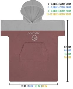 Kinder Badeponcho „Puwai“ Rosa -Normani 152316