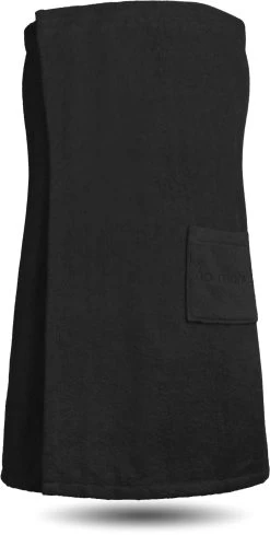 Saunakilt Für Damen Extra Groß Schwarz