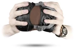 Ultralight-Schlafsack „Runty“ (RV Rechts) Braun/Schwarz