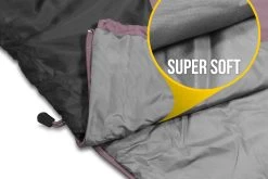 Ultralight-Schlafsack „Runty“ (RV Links) Rosa/Schwarz -Normani 152944