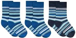 3 Paar Kinder-Ringel-Thermosocken Jungen/Ringel