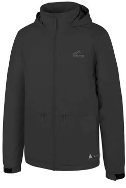 Kinder Regenjacke Mit Fleecefutter „Taunton“ Schwarz -Normani 153047