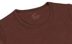 Merino Umstands-Langarm-Shirt „Cambria“ Braun -Normani 153241