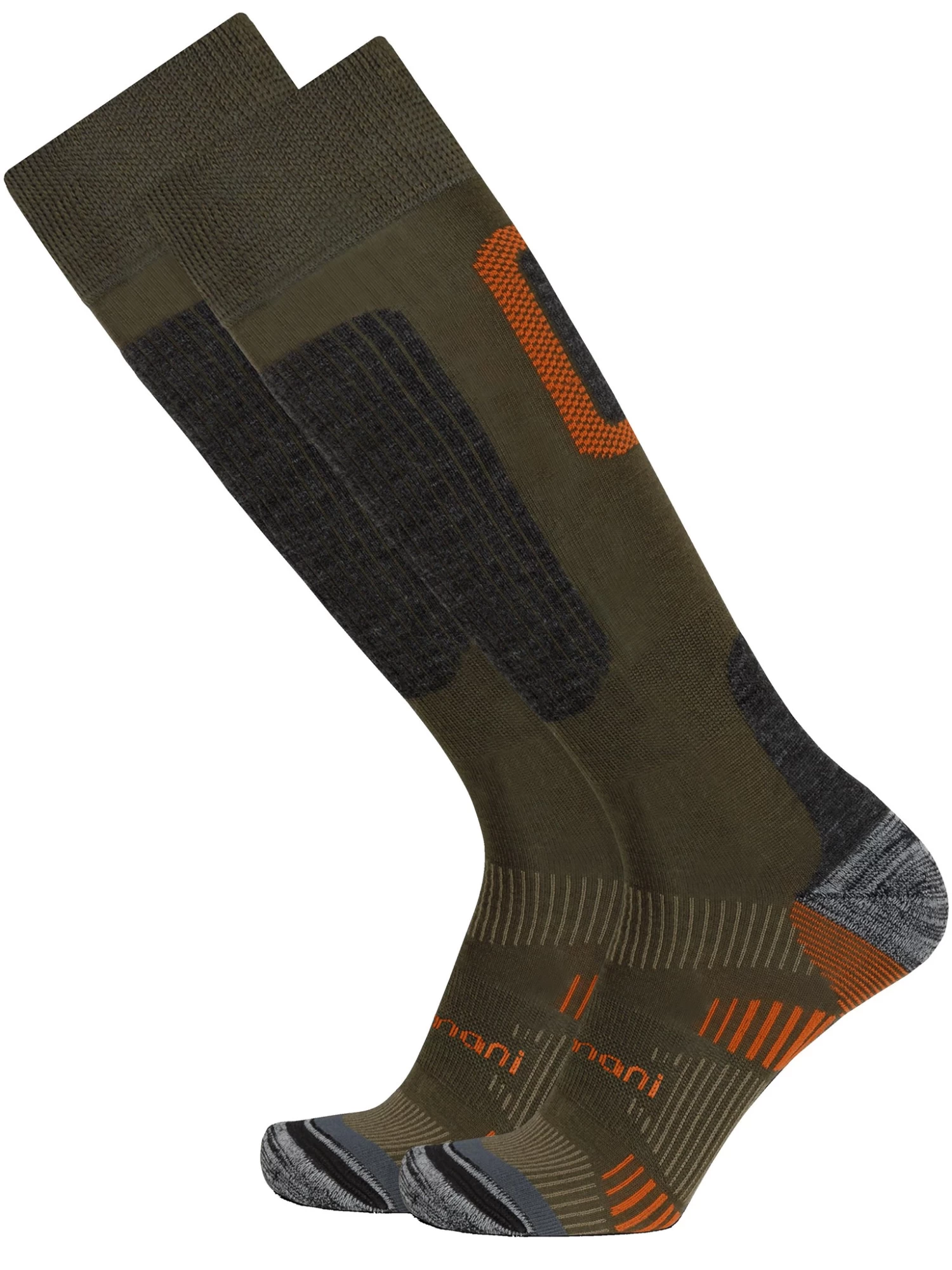 2 Bequeme Merino Trekking Kniestrümpfe Mit Frotteesohle Oliv 4 2 Bequeme Merino Trekking Kniestrümpfe Mit Frotteesohle Oliv – Bild 2