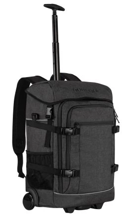 Rucksack Mit Trolleyfunktion 37 L Und Regenüberzug Blau -Normani 160830