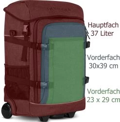 Rucksack-Trolley Handgepäck „Nara“ Anthrazit 17 Rucksack-Trolley Handgepäck „Nara“ Anthrazit -Normani 160866 1
