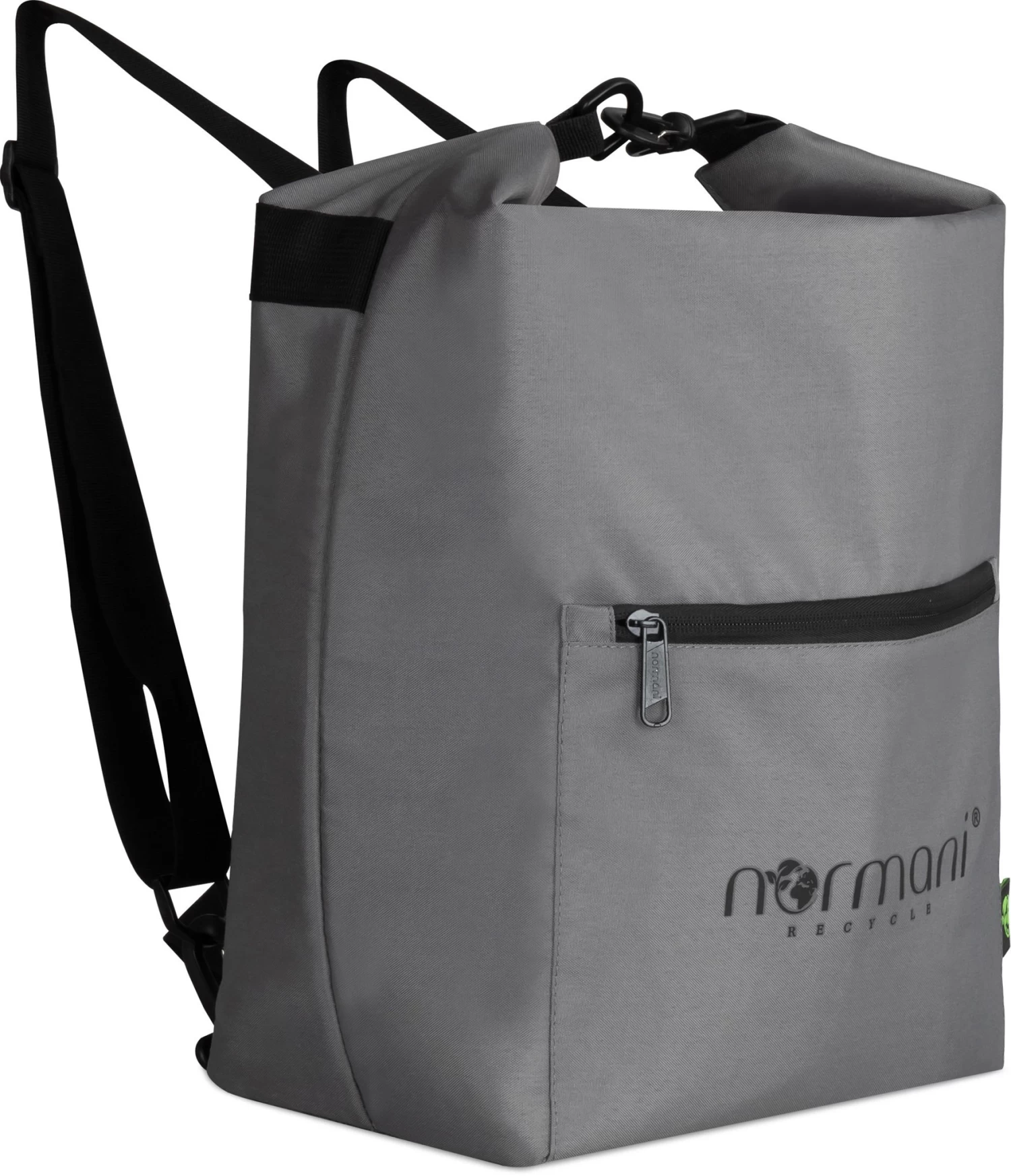 Praktische Kühltasche - Rucksack - Fahrradtasche „Ifrane“ Grau 3 Praktische Kühltasche - Rucksack - Fahrradtasche „Ifrane“ Grau