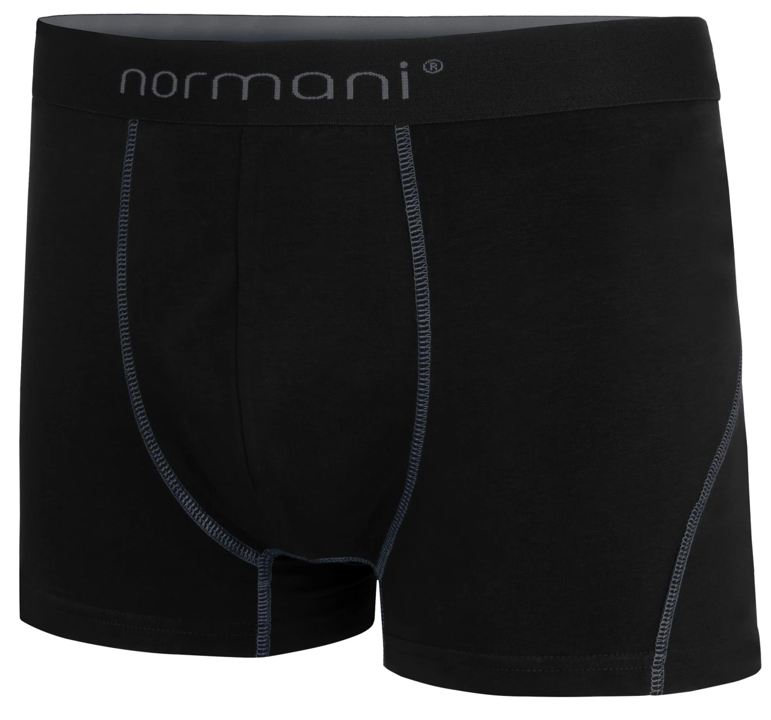 6 Herren Baumwoll-Boxershorts Grau 5 6 Herren Baumwoll-Boxershorts Grau – Bild 3