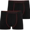2 Herren Boxershorts „Stanley“ Rot -Normani 163801