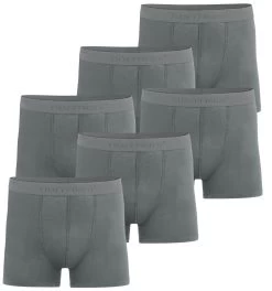 6 Herren Boxershorts Aus Bambus-Viskose „Cubao“ Anthrazit