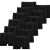 12 X Herren Baumwoll-Boxershorts Grau -Normani 163822