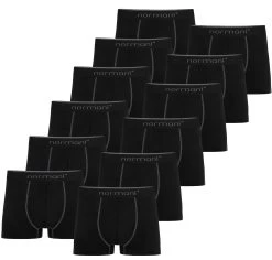 12 X Herren Baumwoll-Boxershorts Grau