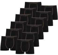 12 X Herren Baumwoll-Boxershorts Lachs