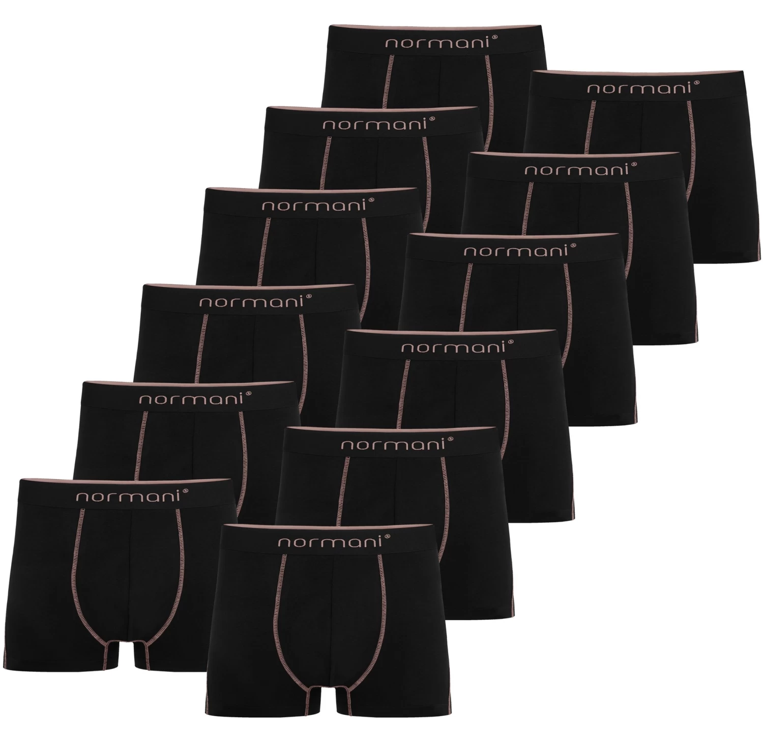 12 X Herren Baumwoll-Boxershorts Lachs 3 12 X Herren Baumwoll-Boxershorts Lachs