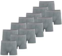 12 Herren Bambus-Boxershorts Anthrazit