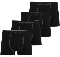 4 Herren Boxershorts Aus Baumwolle Grau