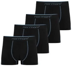 4 Herren Boxershorts Aus Baumwolle Hellblau