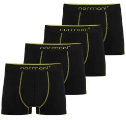 4 Herren Boxershorts Aus Baumwolle Gelb