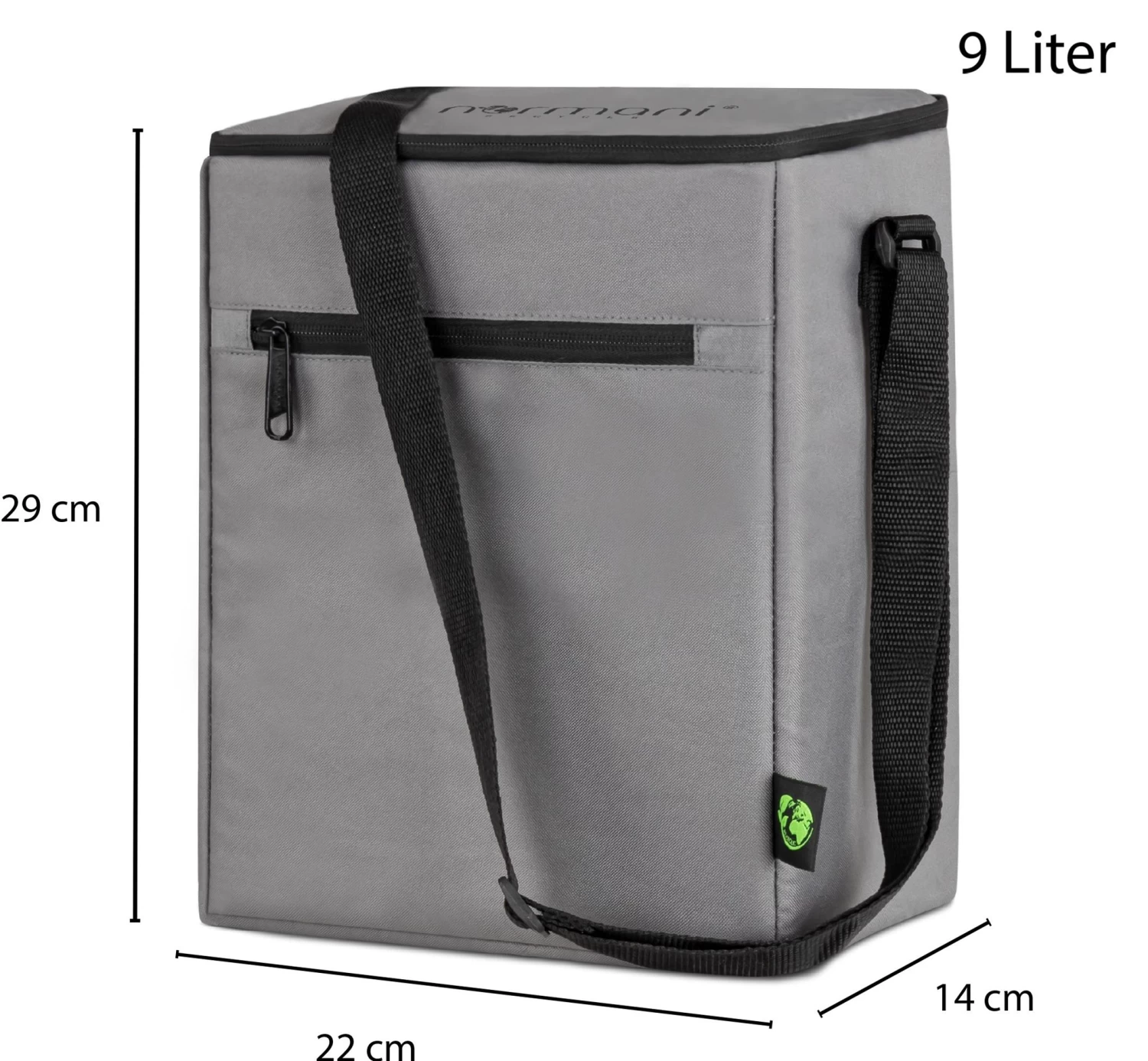 Einkaufstasche Mit Kleiner Kühltasche Hellgrau 7 Einkaufstasche Mit Kleiner Kühltasche Hellgrau – Bild 5