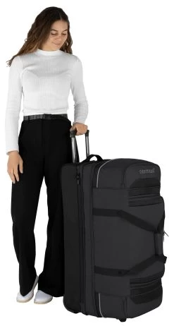 Reisetrolley 120-150 L „Gigaro“ Schwarz/Grau -Normani 165981